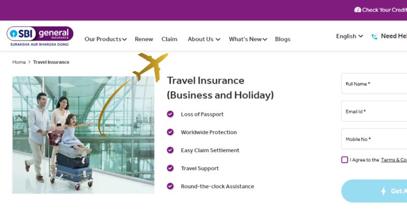 sbi travel insurance in hindi