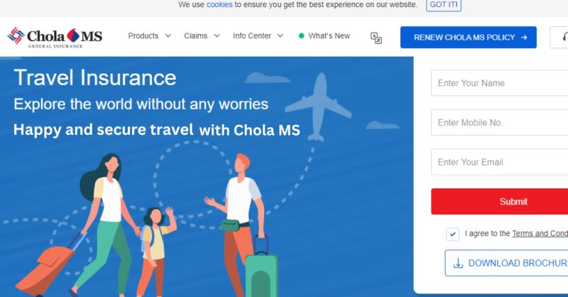 chola ms travel insurance in hindi